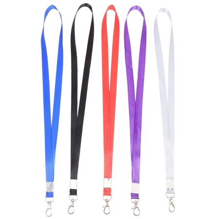 REACHISE 5-Pack Multipurpose Card Holders with Hanging Lanyards for School, Office, and Use