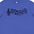 thumbnail image 4 of Inktastic Music Staff Musical Gift Youth T-Shirt, 4 of 5