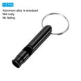 thumbnail image 3 of Uxcell Survival Whistle, 12 Pack Loud Sound Safety Whistle for Camping Hiking, Black, 3 of 6