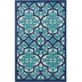 Nourison Aloha Indoor/Outdoor Navy 2'8