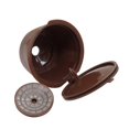thumbnail image 1 of Juego de tazas de filtro de cápsulas de café reutilizables con cepillo de cuchara Filtro de malla de acero inoxidable ecológico adecuado para Dolce LingWen 8390605182068, 1 of 1