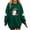 Green, variant on DJDLJWCJ Girls Halloween Fleece Sweatshirt Long Sleeve Crew Neck Oversized Graphic Pullover Kids Fall Casual Halloween Sweatshirts Khaki Size 13