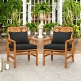 thumbnail image 3 of Outdoor Deep Seating Cushion Set 24x24x4inch  Waterproof Fade-Resistant Deep Seat and Backrest Chair Cushions for Garden Courtyard Furniture, 3 of 6