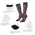 thumbnail image 3 of Pofeuu Cute Foxes Print Stockings, Adult Running Hiking Socks for Youth and Adult, 3 of 6