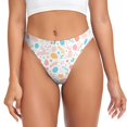 thumbnail image 1 of Fotbe Happy Easter Tanga Sin Costuras para Mujer con Estampado – Panties Invisibles, Transpirables y Cómodos para Uso Diario-Medium, 1 of 6