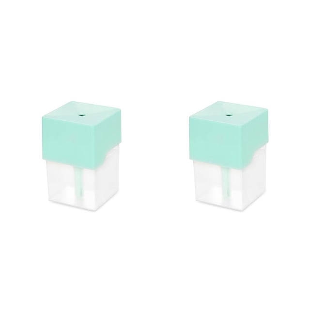 pitrice Humidifier USB Electric Humidifiers 220ML Sprayer A9 Top Fill with LED Night Light Home Improvement for Baby Plant White Blue 2Set