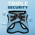thumbnail image 3 of Voyager Step-In Air Dog Harness - All Weather Mesh Step in Vest Harness for Small and Medium Dogs by Best Pet Supplies - Harness (Baby Blue/Black Trim), XX-Small, 3 of 5