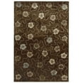thumbnail image 3 of SAFAVIEH Martha Stewart Garland Blush Floral Area Rug, Mocha, 6' x 6' Round, 3 of 7