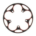 thumbnail image 2 of YAAQII for Cycling Road Bike Chain Guard 130BCD Sprocket Protection Cover Crank Plate Aluminum Alloy for 50T-54T Chainrings Red, 2 of 10