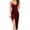 Red, variant on Babysbule Women Skirts Women's Solid Color Jumpsuit Short Skirt Off Shoulder Waist Sleeveless Dress