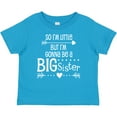 thumbnail image 3 of Inktastic So I'm Little, but I'm Gonna Be a Big Sister Girls Baby T-Shirt, 3 of 5