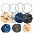 thumbnail image 3 of 4Pcs Round-shaped Pet Name Tags Stainless Steel Pet Collars Cat Tags Puppy Tags, 3 of 8