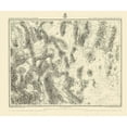 thumbnail image 2 of US Army 23x20 Gold Ornate Wood Framed with Double Matting Museum Art Print Titled - Southern Nevada California Geographical Sheet, 2 of 4