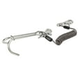 thumbnail image 2 of Gancho de corriente de buceo de acero inoxidable 316, gancho de deriva de arrecife doble con cordón en espiral, color negro, 2 of 10