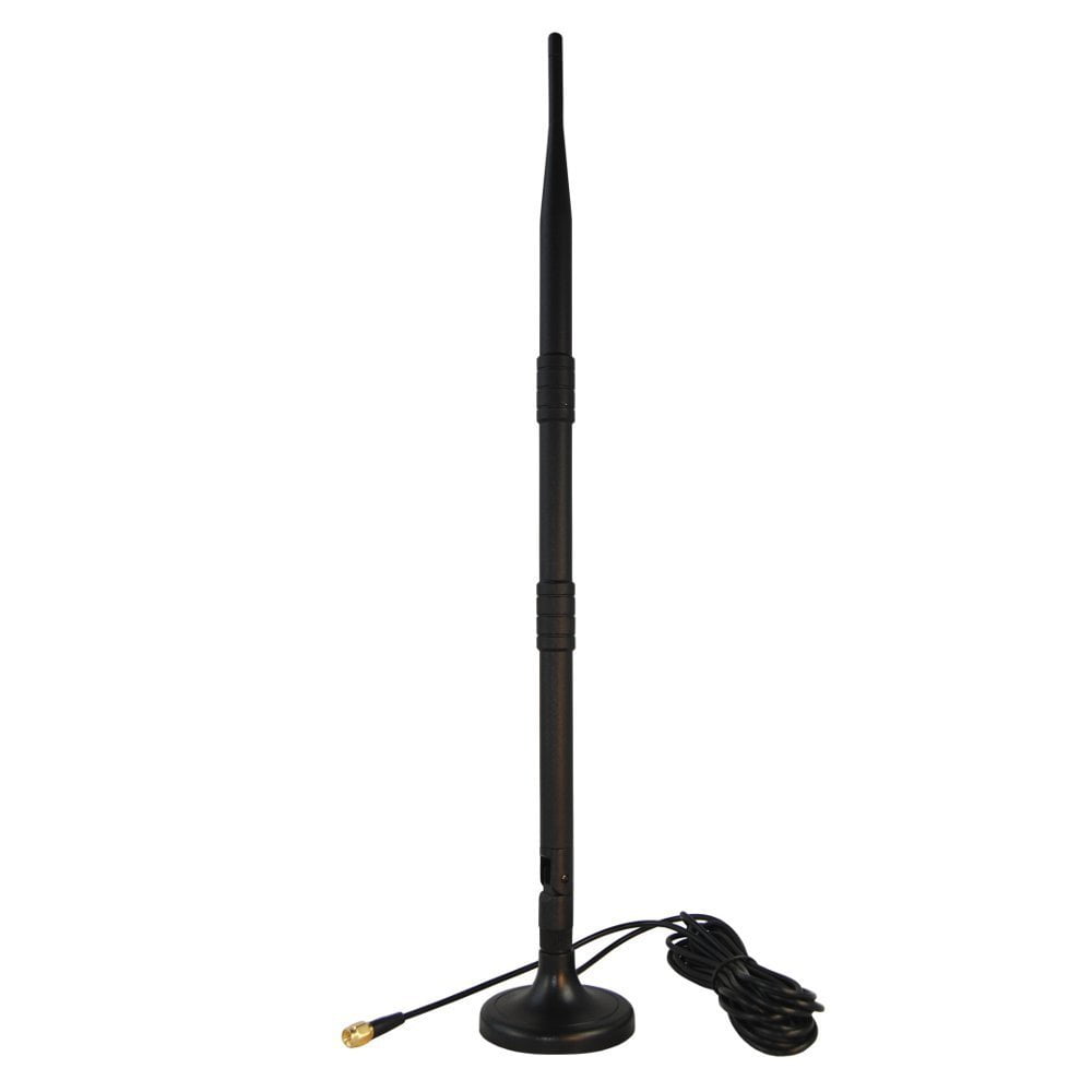 9dbi 2.4GHz Wi-Fi Router Antenna Magnetic Base RP SMA with 3m Extension Cable 