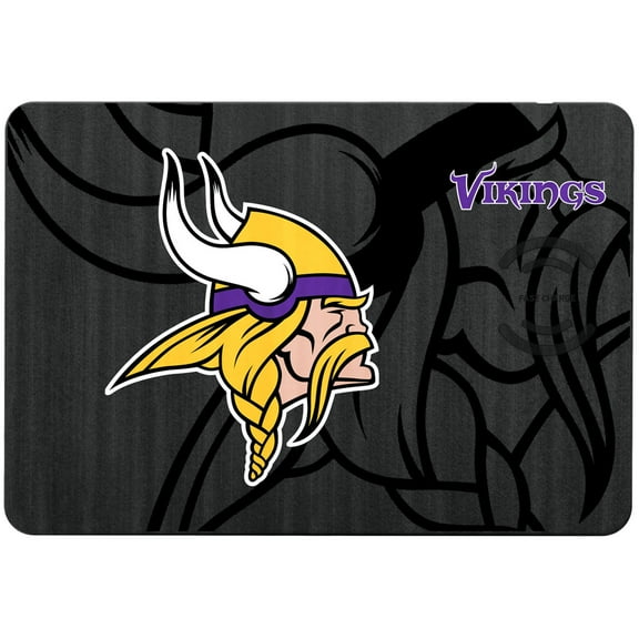 Keyscaper Minnesota Vikings 15W Fast Wireless Charger and Mouse Pad