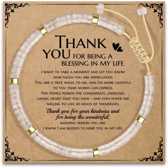 Elphaba Galinda Thank You Gifts for Women, Get Well Soon Gifts with Positive Affirmations Encouragement Gifts - Crystal Bracelet Birthday Thanksgiving Christmas Gift