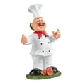 thumbnail image 4 of jifeng Sculpture de Chef Porte-Bouteille en Résine Statue de Table Porte-Bouteille Créatif A, 4 of 9