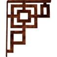 thumbnail image 5 of Ekena Millwork 1 1/2"W x 12"D x 15"H Eris Wrought Iron Bracket, (Single center brace), Antiqued Copper, 5 of 10