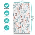 thumbnail image 5 of Dog Food Mat, Dog Mat for Food and Water, Pet Dog Cat Bowl Mat, Non-Slip Super Absorbent Feeding Mat with Rainbow Cute,17inx30in, 5 of 7