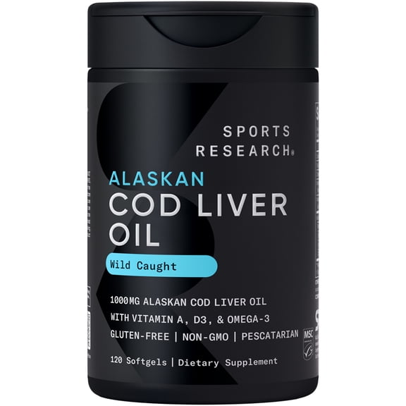 Cod Liver Oil 1000mg (120 softgels)