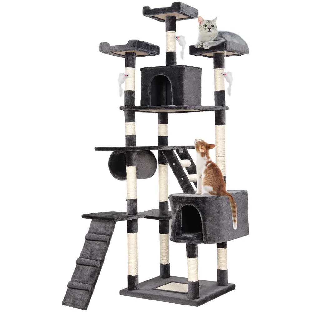 Oumilen Cat Tree Tower Furniture Cat Activity Tower Tree with