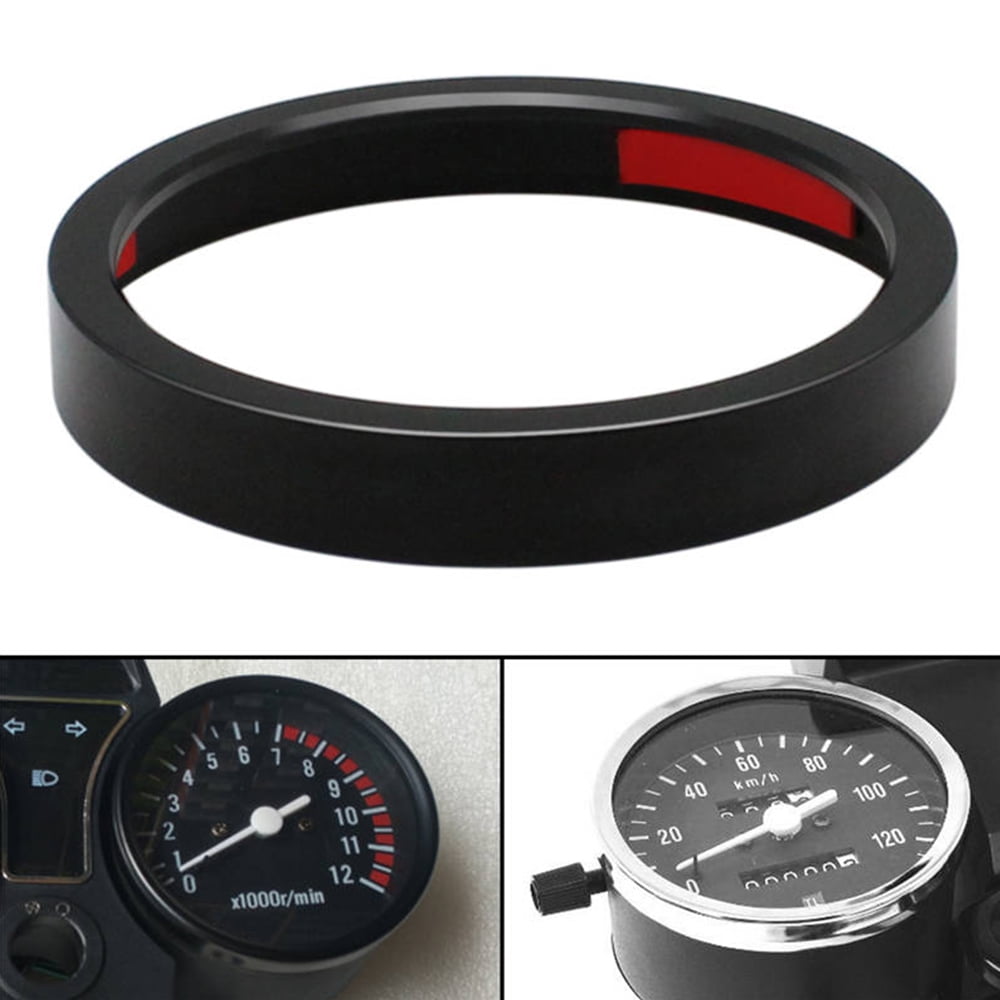 Speedometer Gauge Trim Ring, Black Durable Metal, for Harley for Dyna