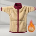thumbnail image 5 of Levmjia Men's Heavyweight Polar Fleece Jacket Solid Color Zip Up Stand Collar Long Sleeve Coat Plush Lined Warm Outerwear Plus Size M-5XL, 5 of 8