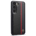 thumbnail image 2 of Lc.Imeeke Carbon Fiber Texture Case For Samsung Galaxy S24 Shell Pu Leather+Tpu+Eva Phone Cover, 2 of 5