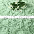 thumbnail image 7 of Lochas Soft Fluffy Rug Modern Shag Carpet Fuzzy Shaggy Rugs for Bedroom Indoor Modern Area Rugs, 8'X10', Green, 7 of 7