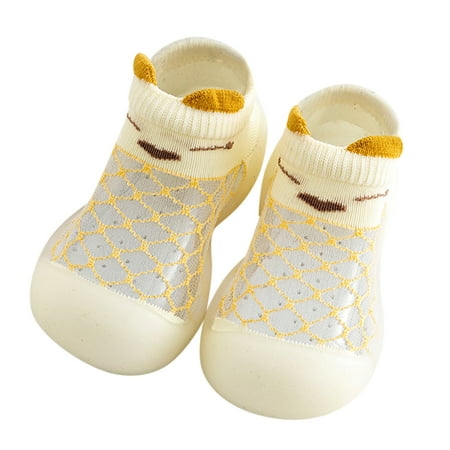 

WZHKSN Baby Infant Girls Boys Beige Comfortable Shoes 24