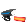 thumbnail image 1 of Kit Básico de Luz delantera y trasera Redlemon Para bicicleta impermeables con claxon Potencia Modulable, 1 of 4