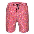 thumbnail image 3 of Vsdgher Colorful Sprinkles Donuts Men's Beach Shorts, Surfing shorts, Swim trunks, Quick Dry Swim Trunks for Surfing Beach Fun -Small, 3 of 6