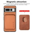 thumbnail image 4 of TECH CIRCLE Case for Google Pixel 9 Pro XL, Compatible with Magsafe Wireless Charging Slim Detachable Cards Holder Mangetic Wallet Protective Cover for Google Pixel 9 Pro XL 2024,Brown, 4 of 6