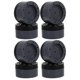 thumbnail image 1 of 16 almohadillas de arandela redondas antideslizantes y antivibración para secadora, almohadillas para refrigerador (negro) kaili Sencillez, 1 of 5
