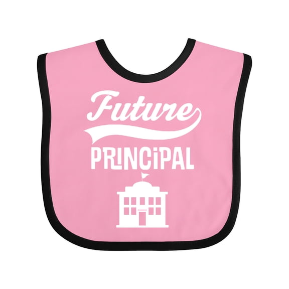 Inktastic Future School Principal Boys or Girls Baby Bib