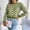 Green, variant on Women's Trendy 2023 Fall Winter Crewneck Sweaters Cute Striped Long Sleeve Knit Pullover Casual Sweater Tops