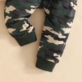 thumbnail image 4 of UAYOTSE Baby Boys 2 Piece Birthday Outfit Animal Print Sweatshirt Camo Jogger Pants Infant Set Size 6-12 Months, 4 of 7