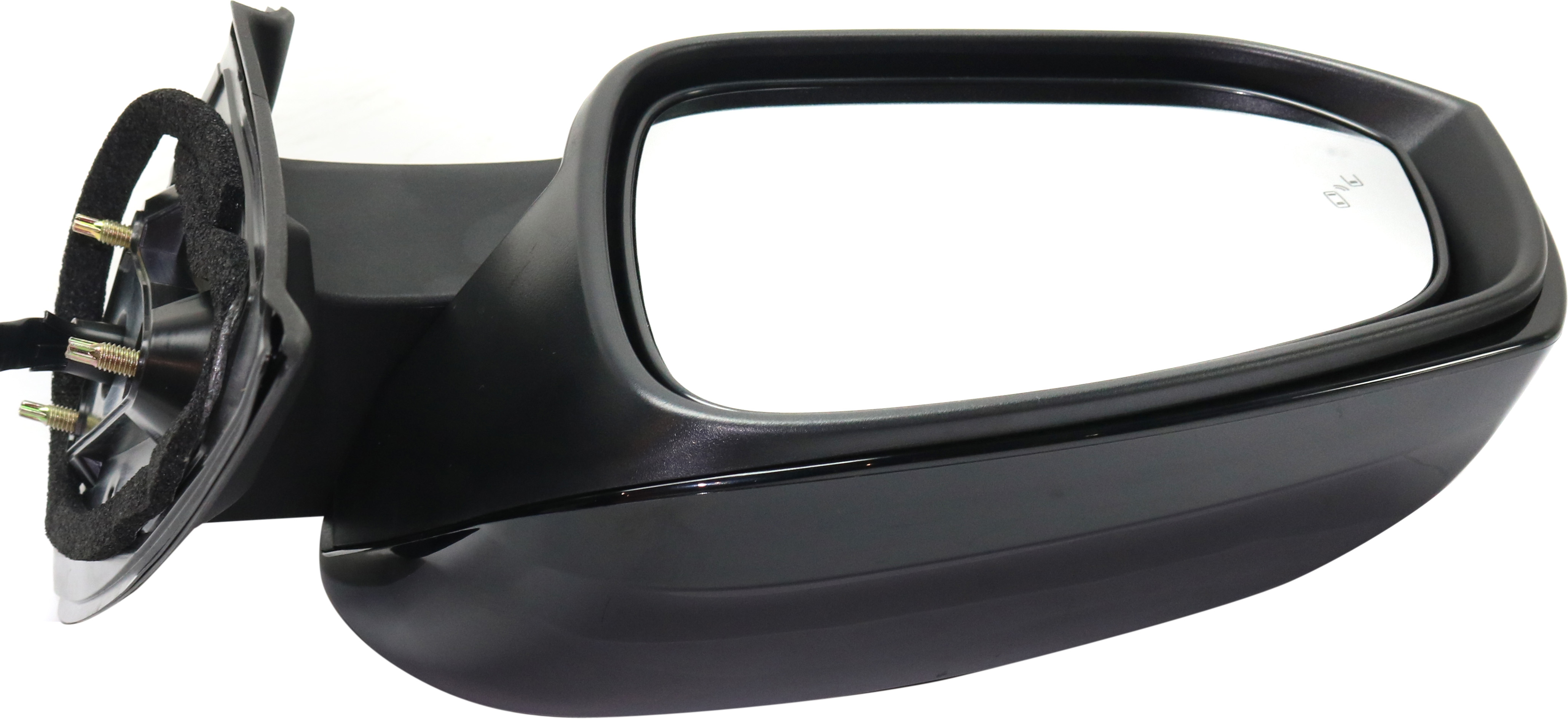 Mirror Compatible With 2016-2018 Toyota Tacoma Left Driver Side Heated w/ Blind Spot Detection in Glass In-housing Signal Light Paintable Kool-Vue