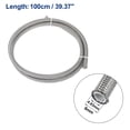 thumbnail image 5 of Unique Bargains 1 Meter Braided  for E85 Car Oil Fuel Gas Line Hose Silver AN4 1/4", 5 of 7