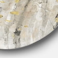 thumbnail image 2 of Designart 'The Modern Grey Forest IV' Glam Metal Circle Wall Art, 2 of 3