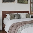 thumbnail image 2 of Pemberly Row Full Panel Solid Wood Headboard with USB Charger in Walnut, 2 of 10