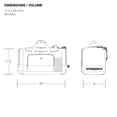 thumbnail image 4 of SwissGear Apex Travel Duffle Bags, Grey/Blue/White, 20-Inch, 4 of 5