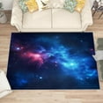 thumbnail image 4 of 3x5 Rug, Galaxy Door Mat Washable Non Slip Soft for Entryway, Space Blue Nebula Rug, Universe Carpet, Galaxy Home Decor & Gifts, 4 of 7