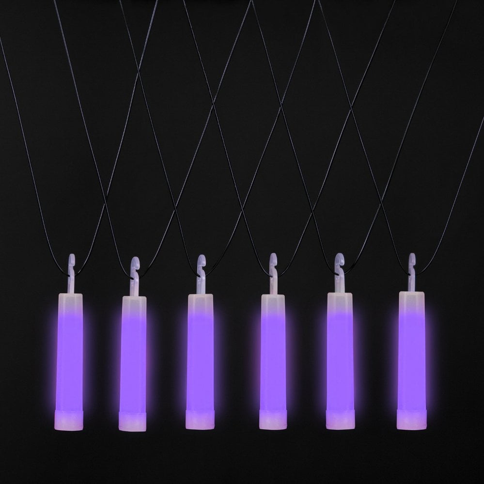 silver glow sticks