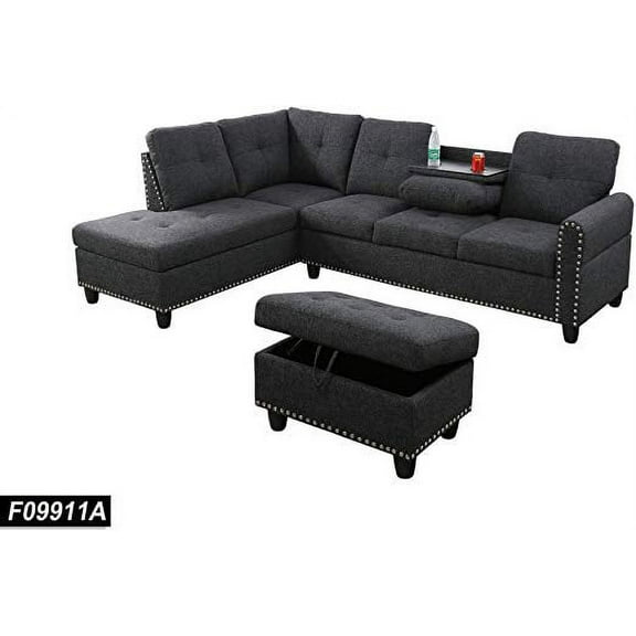 PonLiving Furniture Rico Sectional with Ottoman PonLiving Rico Sectional with Ottoman
