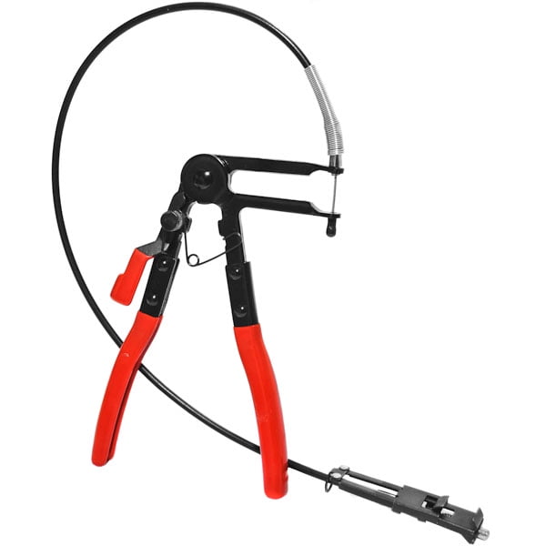 Biltek 24 Long Reach Hose Clamp Pliers w/ Flexible Wire Shaft Fuel Oil  Water Hose Tool 
