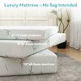 6'' Twin Size Memory Foam Mattress with Bamboo Pattern Cover Breathable