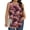 Fuchsia Floral, variant on Fantaslook Plus Size Tank Tops for Women Tunic Sleeveless Shirts Dressy Casual Floral Blouses Loose Summer Tops