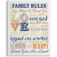 thumbnail image 2 of Inspirational Quotes Motto Canvas Wall Art,Family Prints Signs Framed, Retro Artwork Decoration for Bedroom, Living Room, Home Wall Decor (8 x 24 inch, Family), 2 of 6